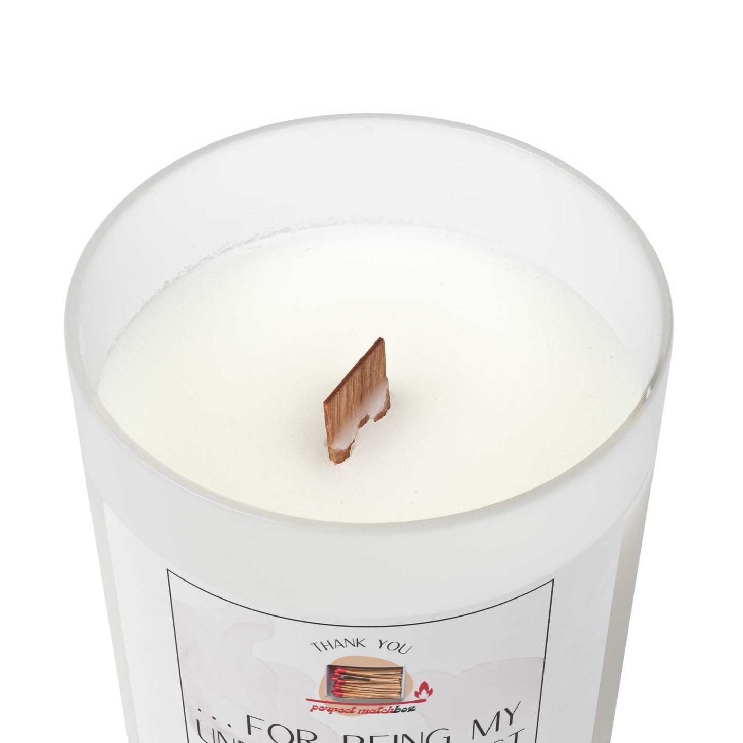Thank You For Being My Unpaid Therapist - Frosted Glass Candle | 11oz